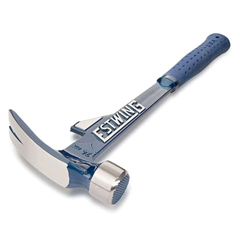 Estwing Hammertooth hammer milled face for cleaner nails and controlled splits