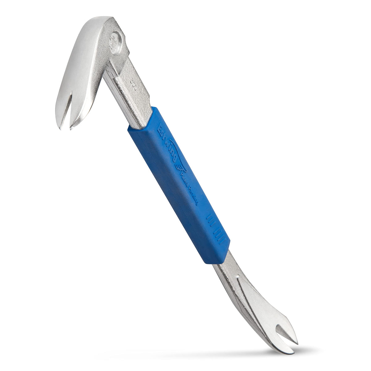 Estwing Pro Claw Nail Puller demonstrates strong leverage for easy nail removal in tight spaces