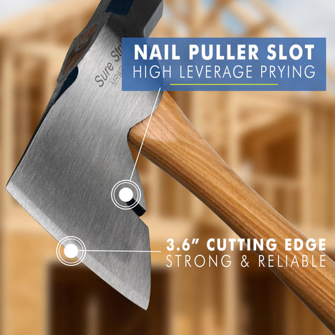 Estwing Rigger's Axe 16in flared-end grip for secure control on tough tasks