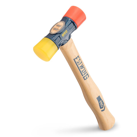 Estwing 12 oz rubber mallet with soft tip for non-marring blows.