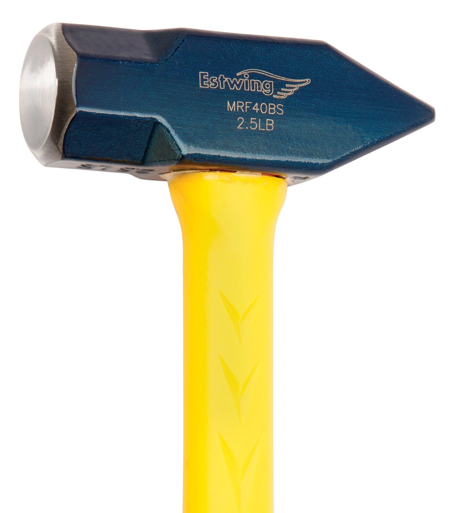 Estwing Sure Strike hammer fiberglass-handle-yellow: durable, fatigue-resistant grip.