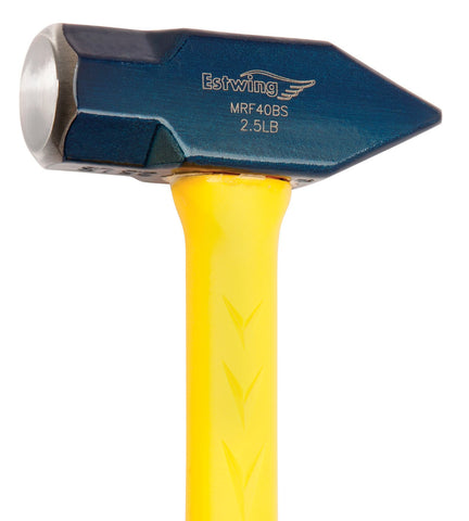Estwing Sure Strike hammer fiberglass-handle-yellow: durable, fatigue-resistant grip.