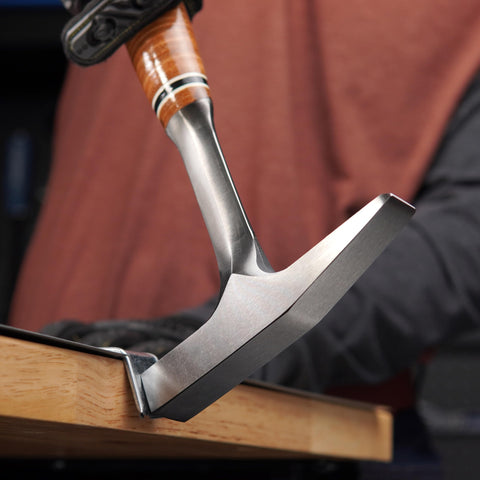 Estwing Tinner's Hammer in HVAC installation shows practical versatility