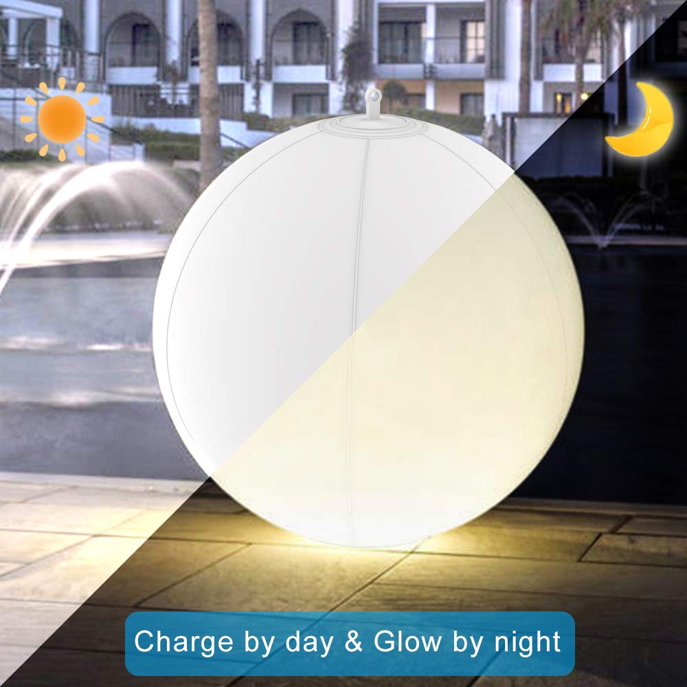 Esuper Rukars color-changing LED globe cycles colors every 15 seconds for mood