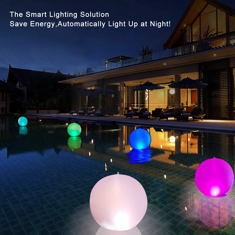 Esuper Rukars inflatable floating ball decor for ponds and pools with durable vinyl