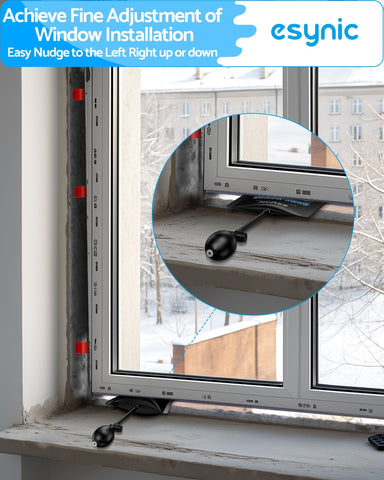 eSynic eight-piece pro wedge system keeps doors aligned securely.