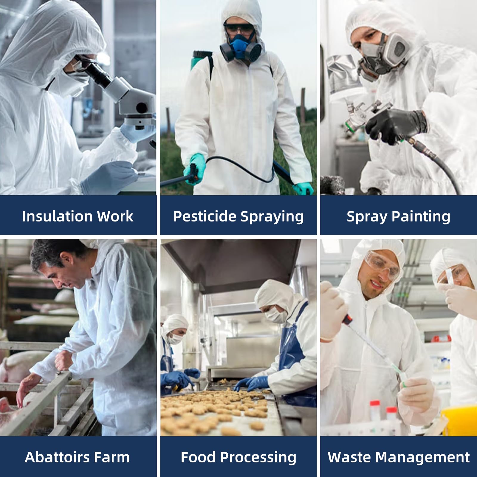 ETERNA Hazmat coveralls provide full-coverage style for versatile work environments.