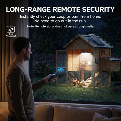 Etetale IP65-rated light suitable for all-weather outdoors.