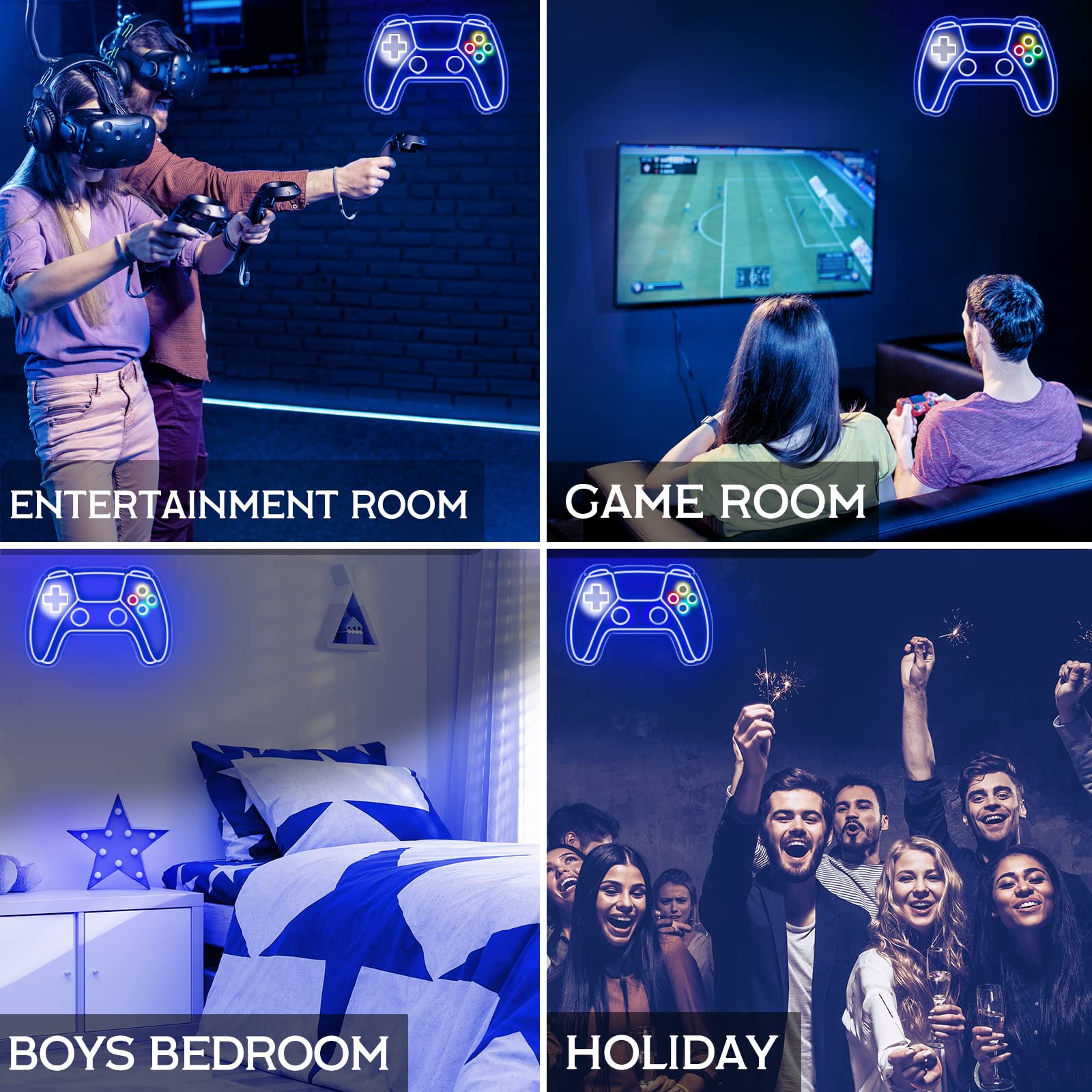 Ethereal Lomoer kids room neon gaming sign provides safe, energy-saving lighting