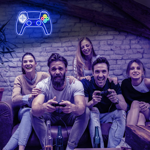 Ethereal Lomoer teen room decor neon sign enhances gaming mood