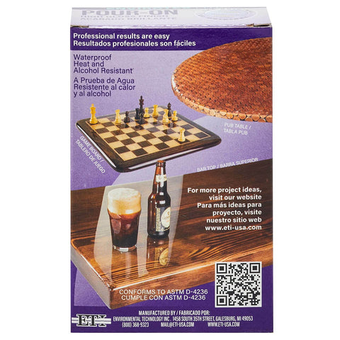 Waterproof coating helps protect tabletops from spills and moisture