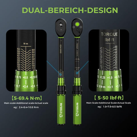 etoolab 38-drive torque wrench metal build emphasizes quality and longevity.