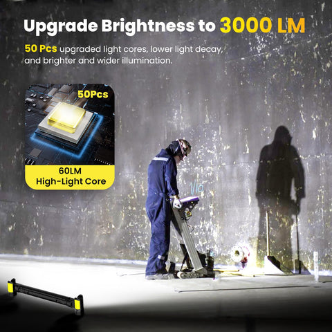 etoolab Work Light sensor-control enables hands-free operation