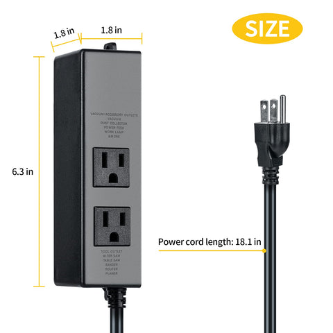 EToolcity flame-retardant PC+ABS housing protects the unit in busy shops