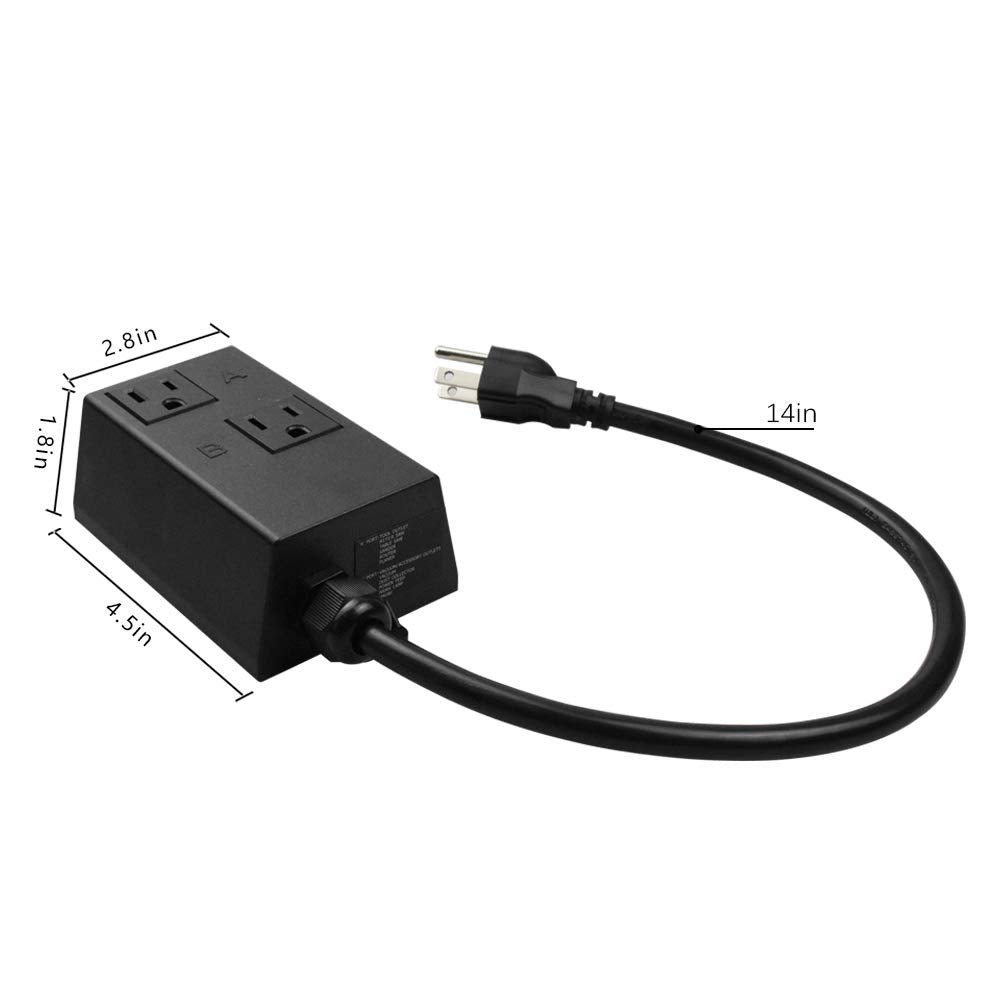 Etoolcity UL-listed 14AWG cord design supports stable operation under higher currents.