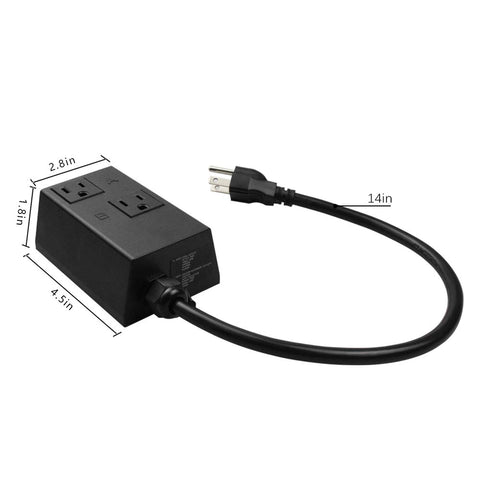 Etoolcity UL-listed 14AWG cord design supports stable operation under higher currents.