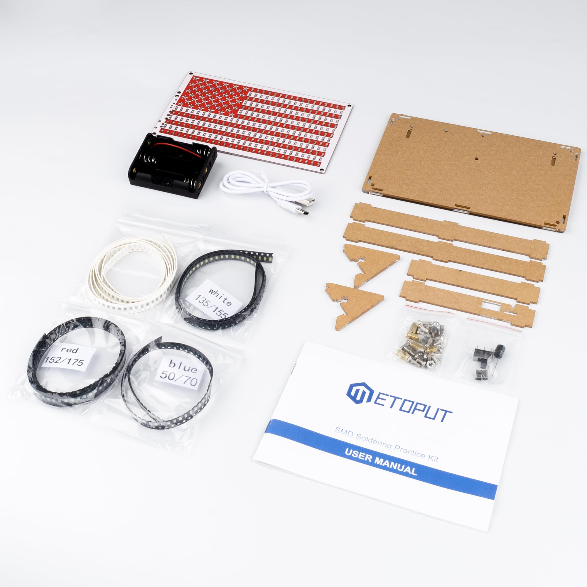 Etoput step-by-step manual with visuals supports confident beginner soldering