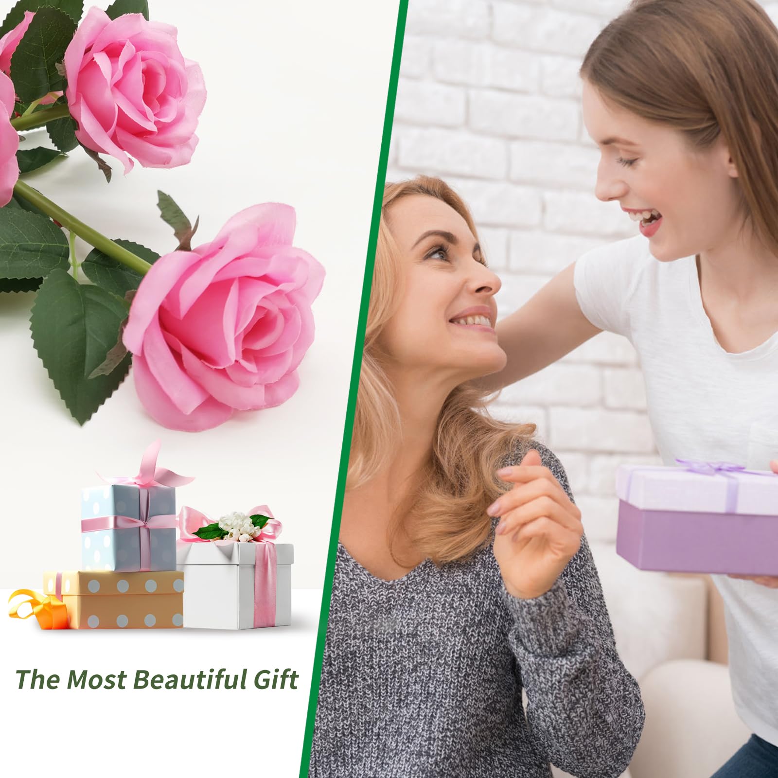 Etre Jeune pink rose lights brighten gardens, walkways, and driveways beautifully.