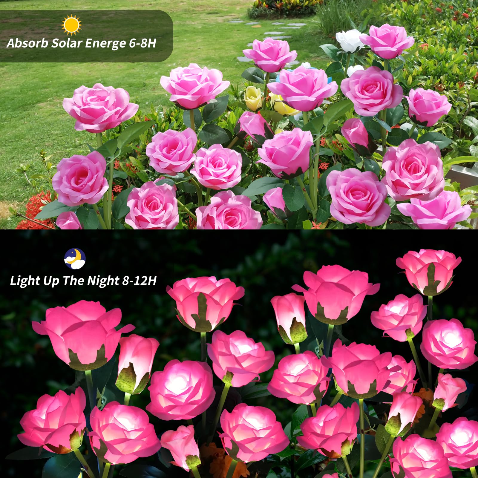 Etre Jeune auto on/off functionality makes evening lighting effortless.