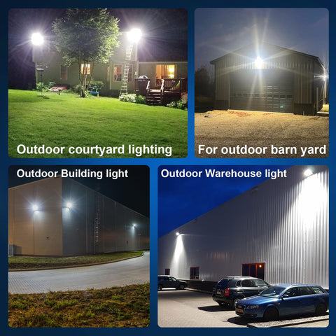 EUANTLLD 9600lm daylight output supports clear exterior visibility and safety.
