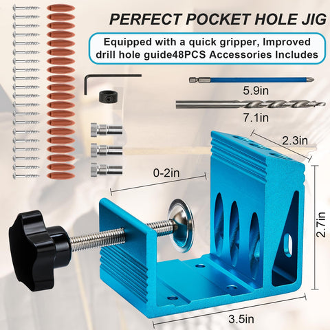 EUASOO drill bit adapter enables accurate drilling through different woods.