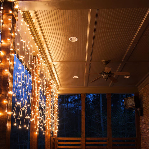 15×3 ft curtain can connect with others to extend coverage easily.