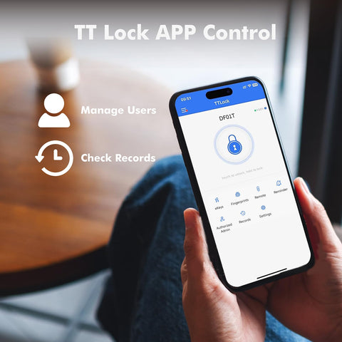 EUERTE auto-lock feature demonstrates secure hands-free entry.