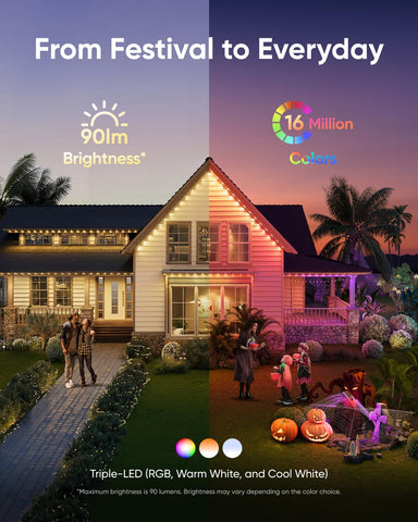 eufy E22 AI themes interface guiding mood lighting.