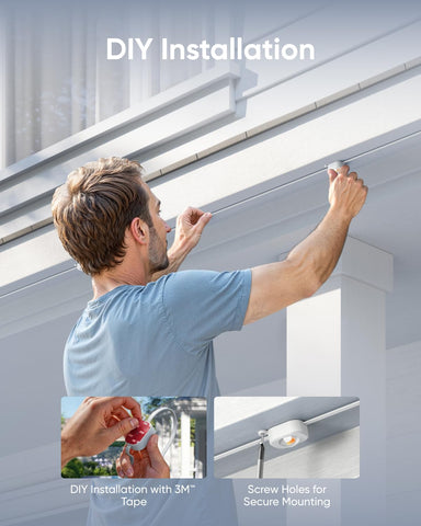 eufy E22 daily and holiday lighting setup example.