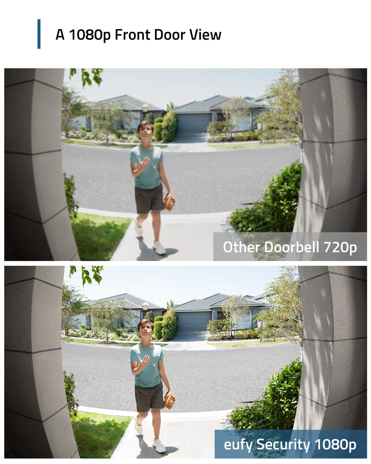 eufy Security C210 night-vision view provides reliable footage at night without blur.