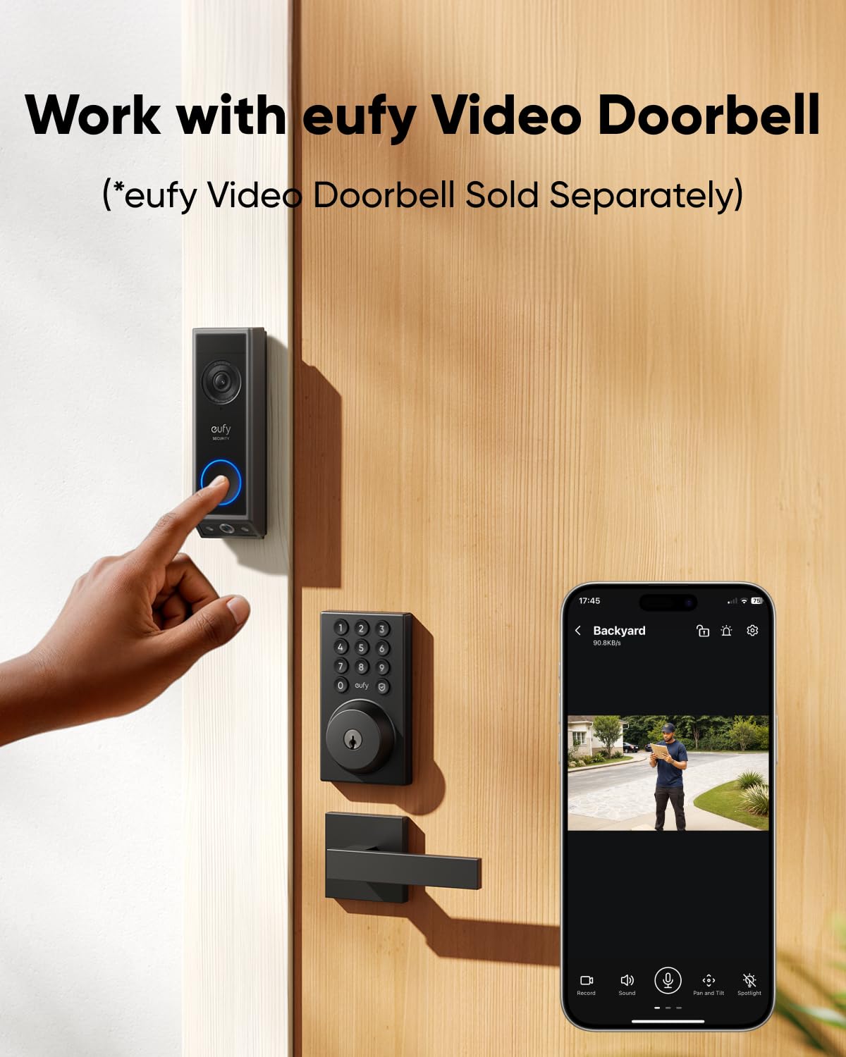 eufy Security C30 easy installation on standard US/CA doors.