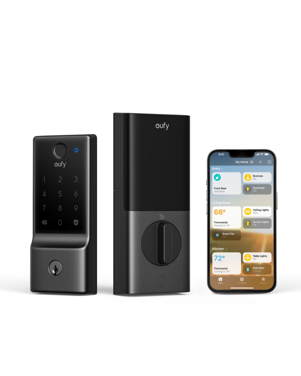 Eufy Security E31 front-door fingerprint unlock for fast, trusted family access