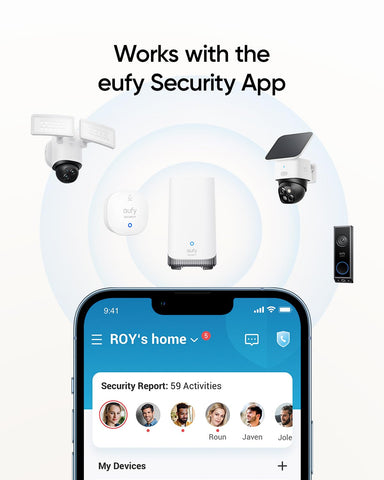 eufy Security IP65-rated sensor withstands indoor and outdoor conditions.