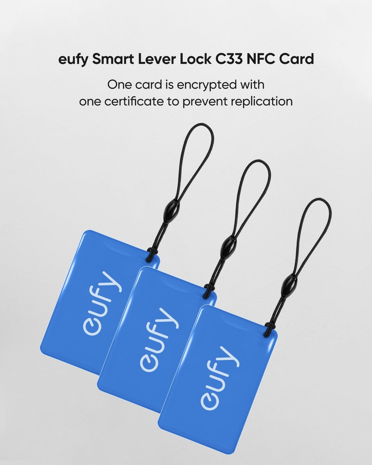 eufy Security NFC Card enables personalized access to the C33 door lock