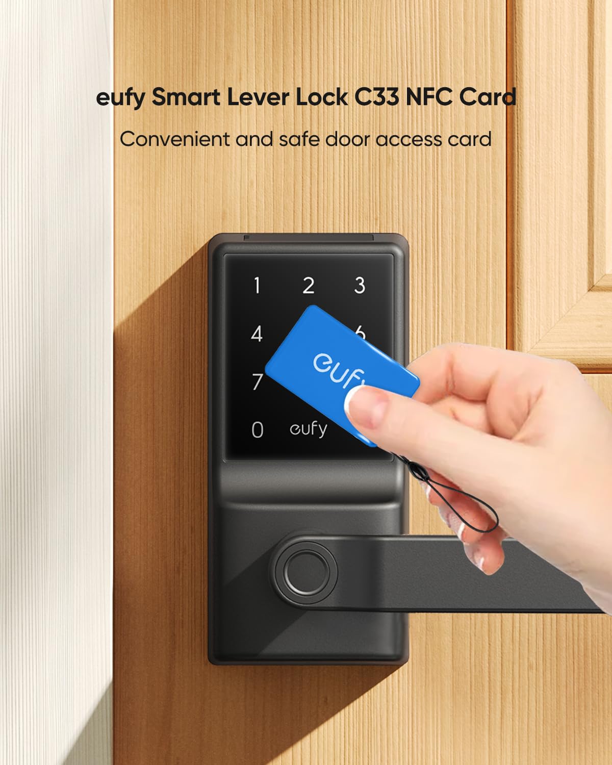 eufy Security NFC Card stays slim for pocket-ready entry