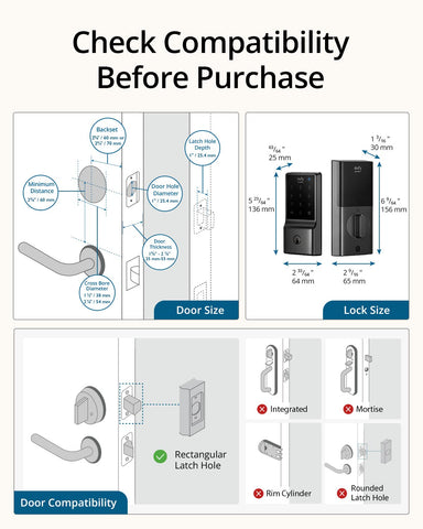 eufy Security Smart Lock C210 BHMA certified durability for long-term use.