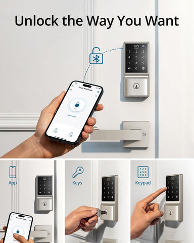 eufy Security C210 keypad close-up highlighting tactile entry for quick access