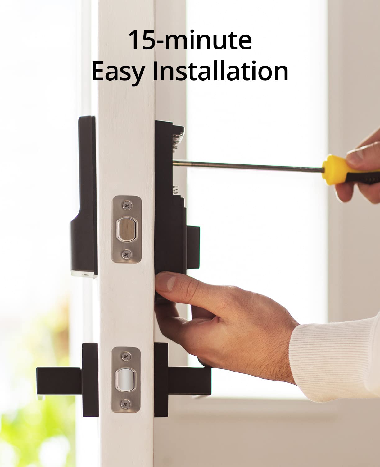 eufy Security Smart Lock C210 built-in Wi‑Fi setup indicator on the device.