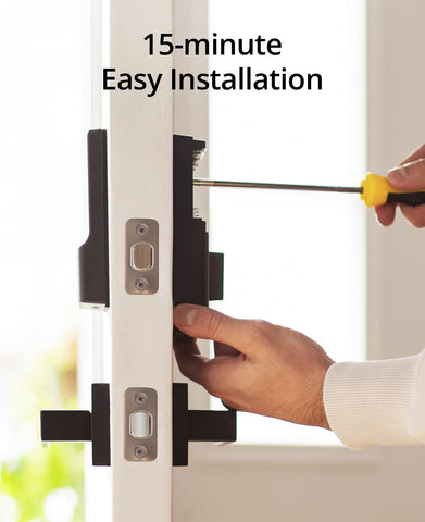 eufy Security Smart Lock C210 built-in Wi‑Fi setup indicator on the device.