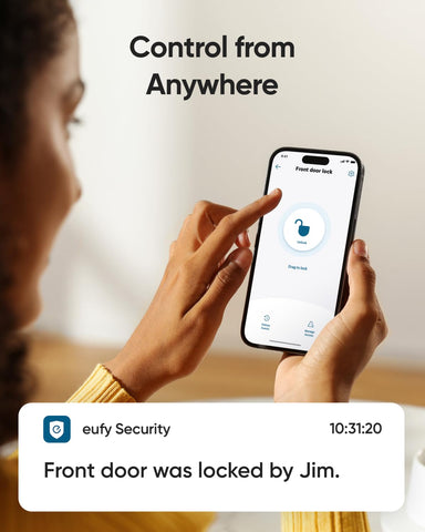 eufy Security C220 battery life illustration showing months-long power