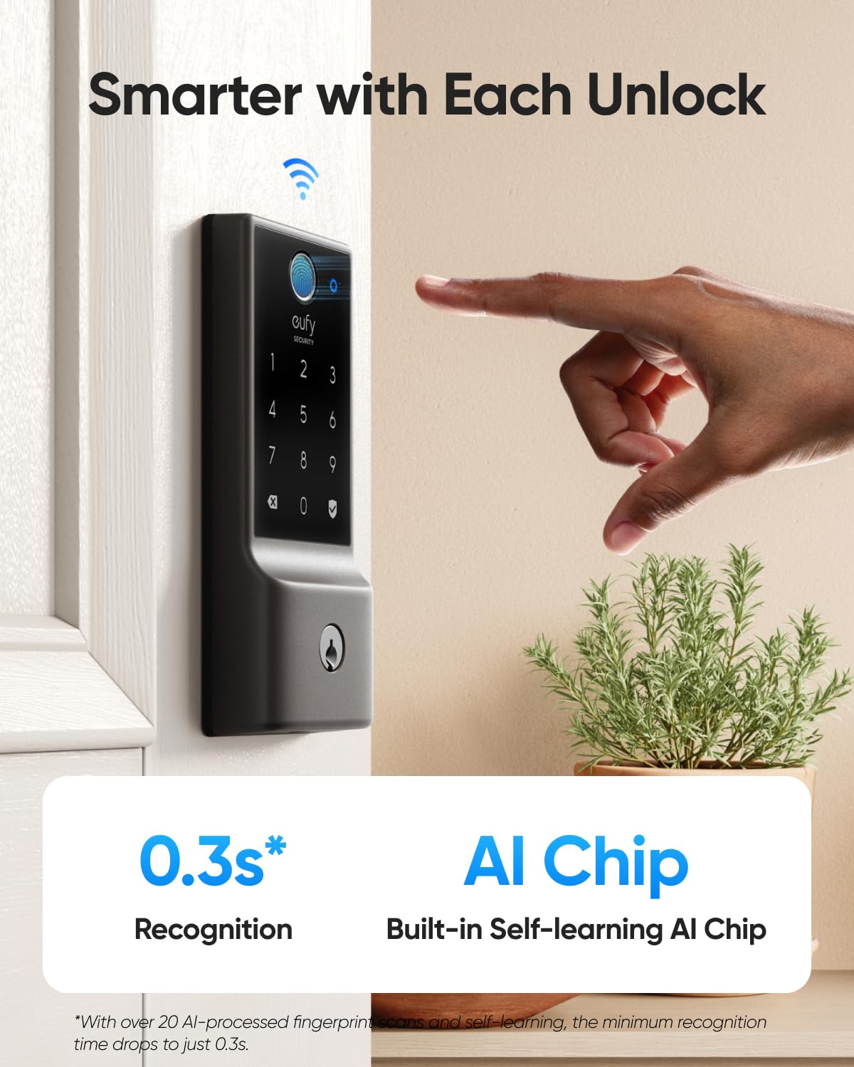 eufy Security C220 installation view illustrating quick, tool-free setup