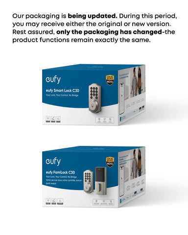 eufy Security Smart Lock C30 doorbell integration panel for seamless routines.