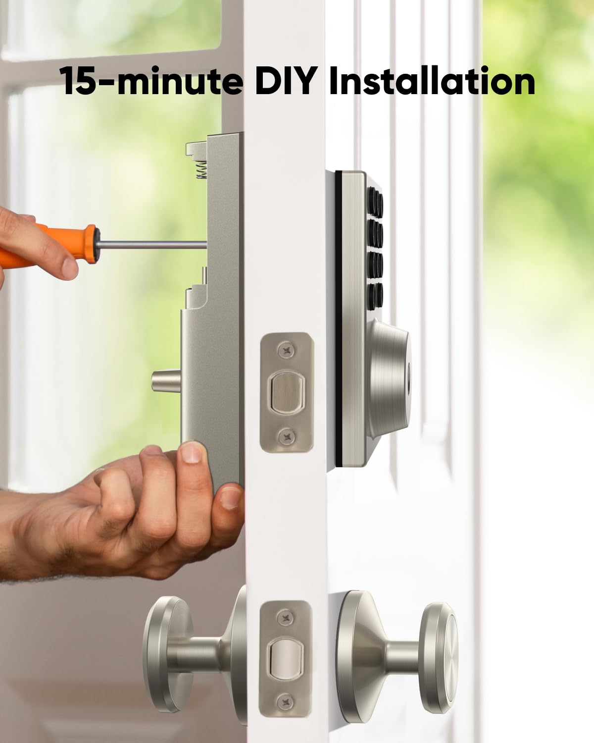 eufy Security Smart Lock C30 easy installation kit and tool‑free mounting.