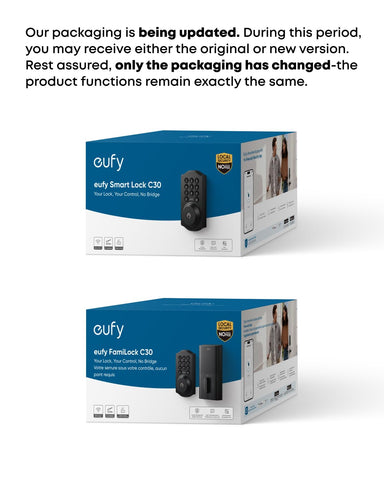 eufy Security Smart Lock C30 keypad closeup showing durable physical button
