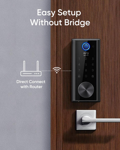 eufy Security S230 easy installation requires no drilling or extra bridge.