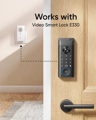 eufy Security Video Doorbell Add-On Chime microSD storage ready for footage.