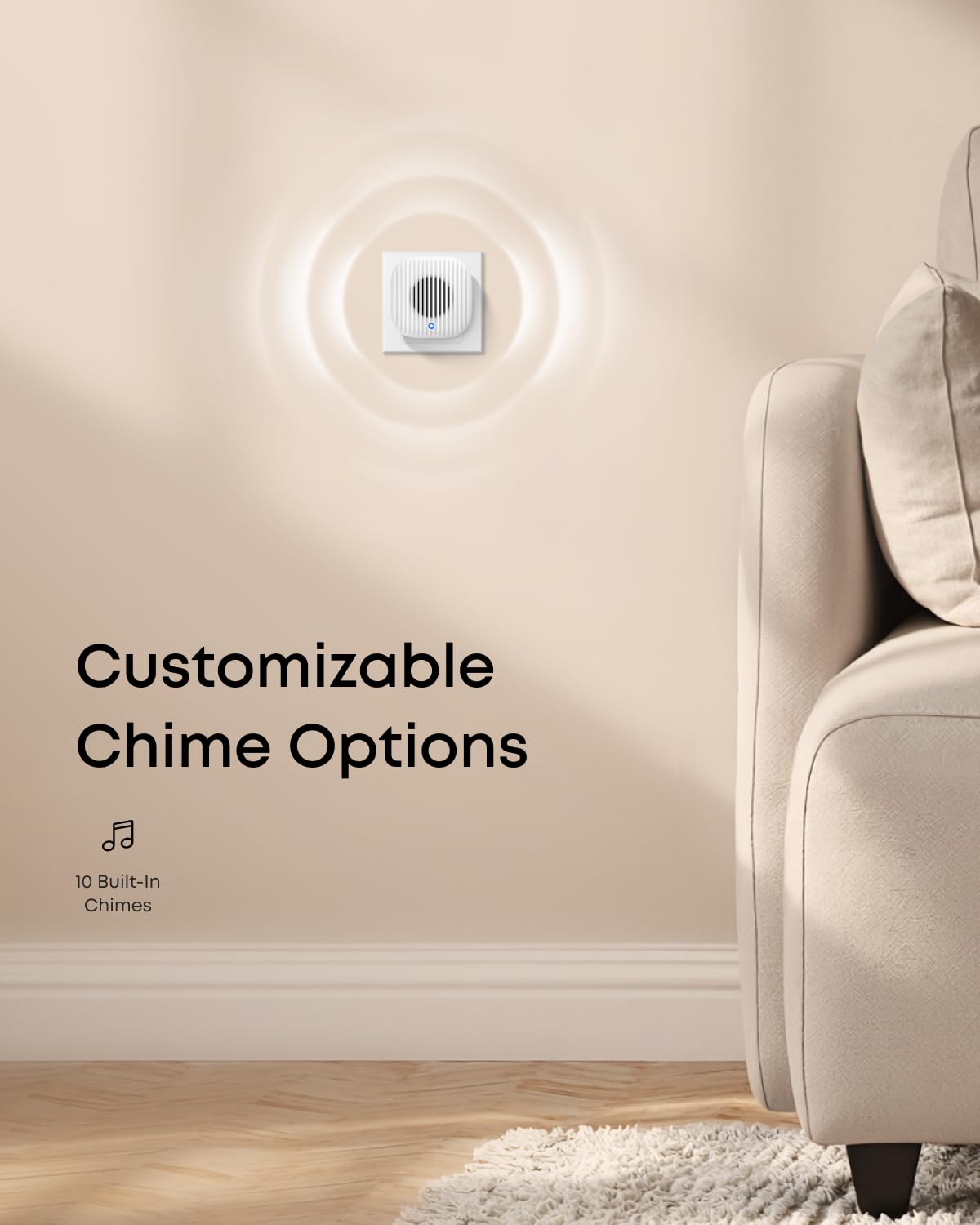 eufy Video Doorbell Chime 2 enables Bluetooth auto-pairing for quick setup.