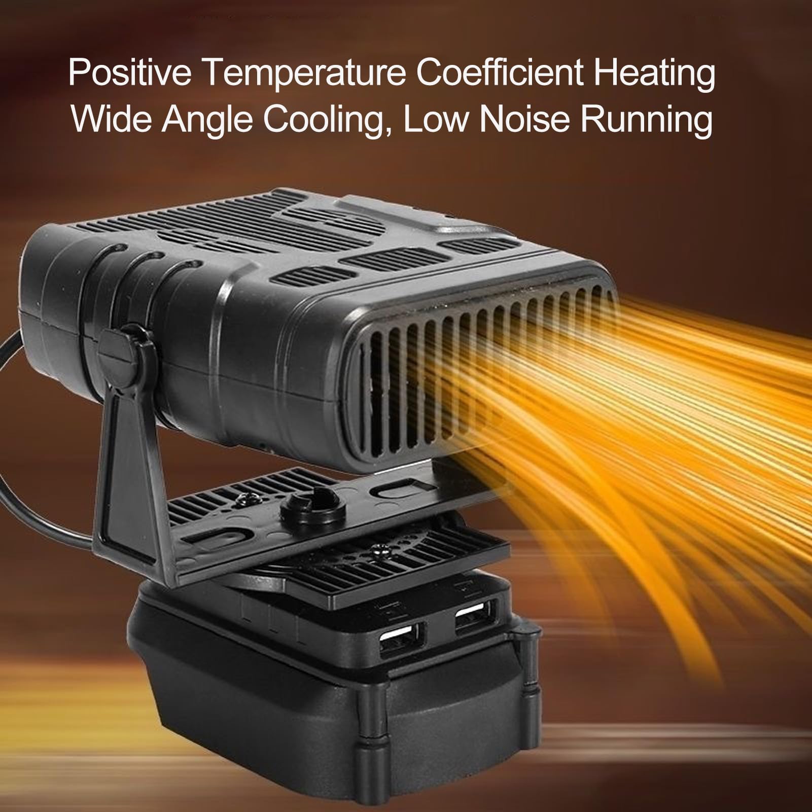 Eujgoov space heater 360° rotation for flexible direction