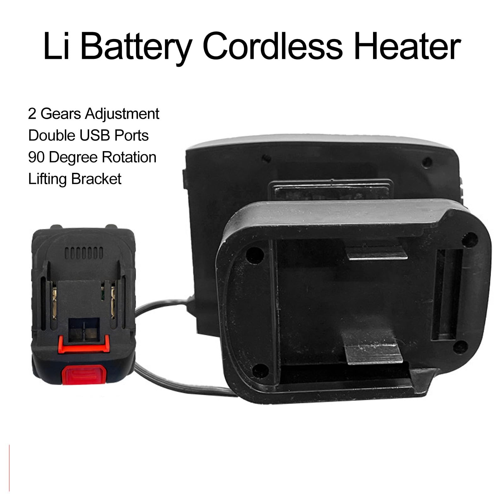 Eujgoov space heater compact design ideal for small spaces