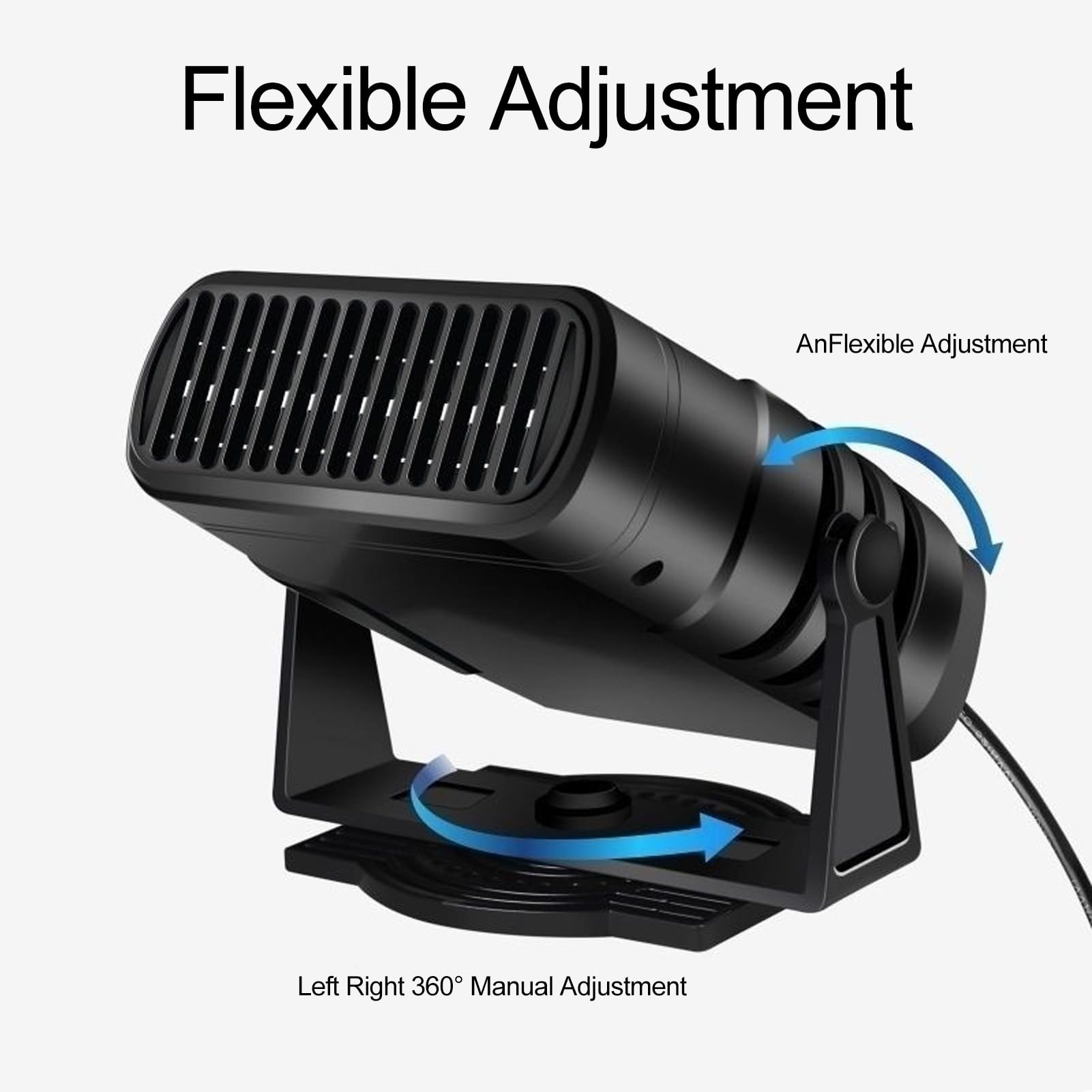 Eujgoov space heater on a desk setup for office use